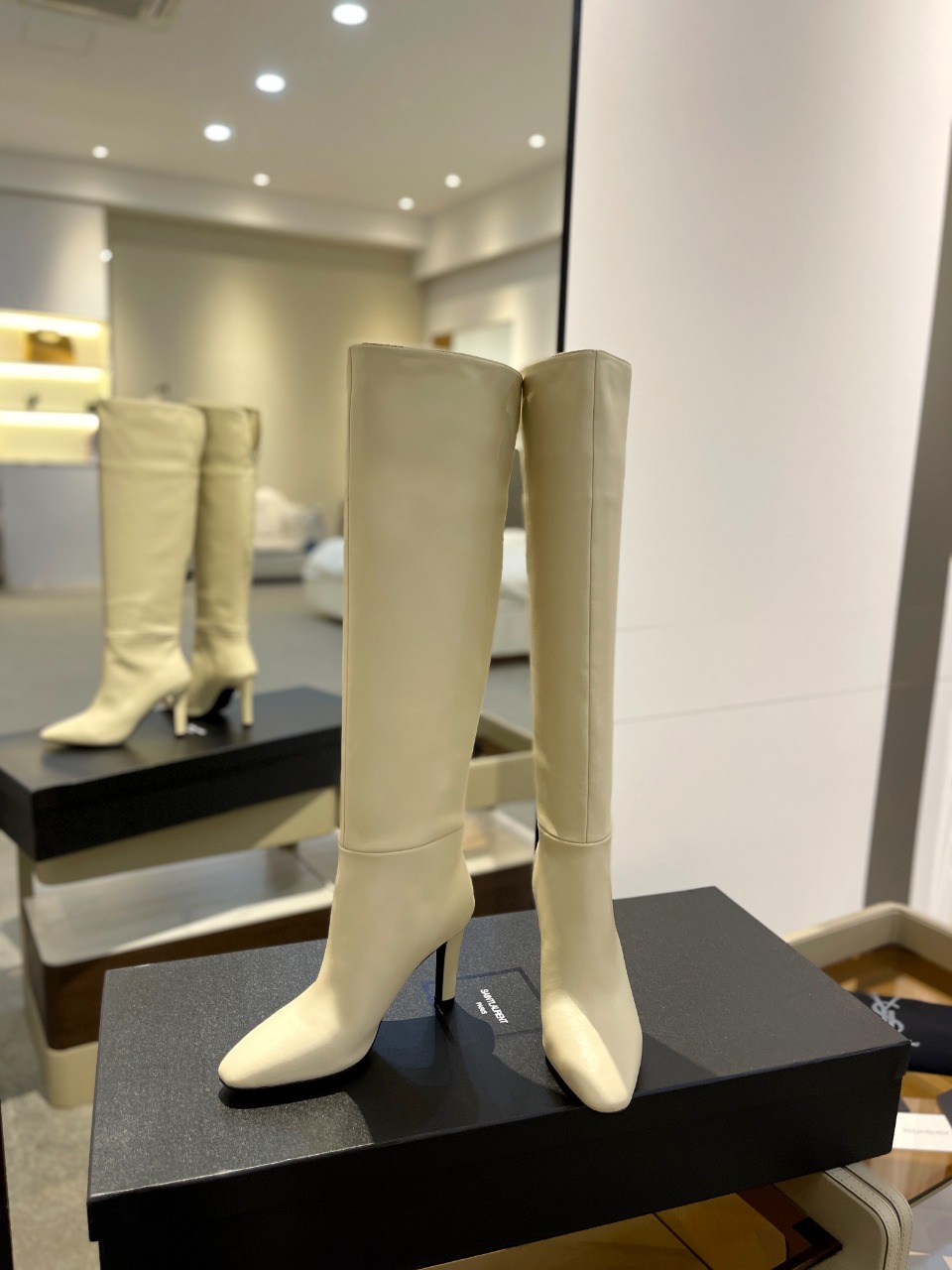 [TOP] Yves Saint Laurent YSL Long Boots - 4 Colors