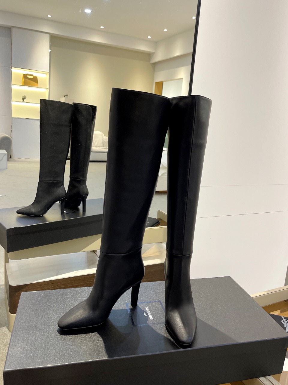 [TOP] Yves Saint Laurent YSL Long Boots - 4 Colors