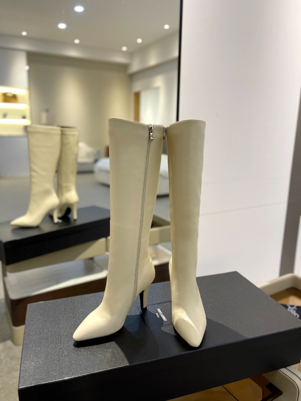 [TOP] Yves Saint Laurent YSL Long Boots - 4 Colors