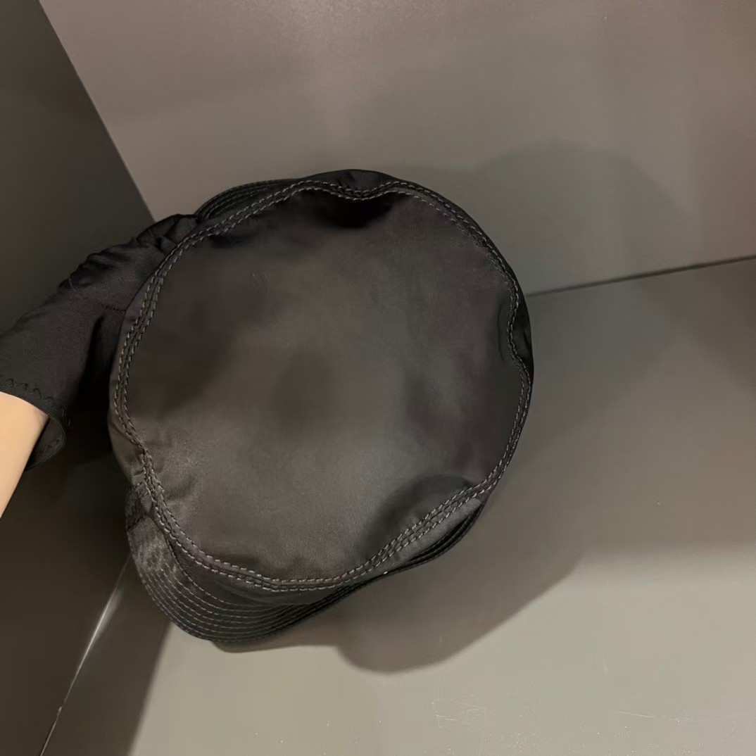 [TOP] PRADA Re-Edition Bucket Hat Nylon - Black