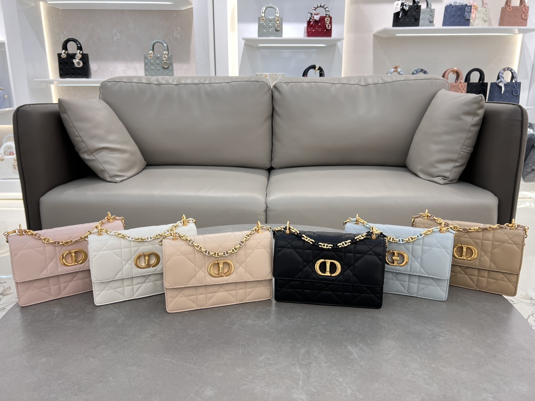 [TOP] Christian Dior Miss Caro Mini Bag 18×12×5.5cm - 6 Colors