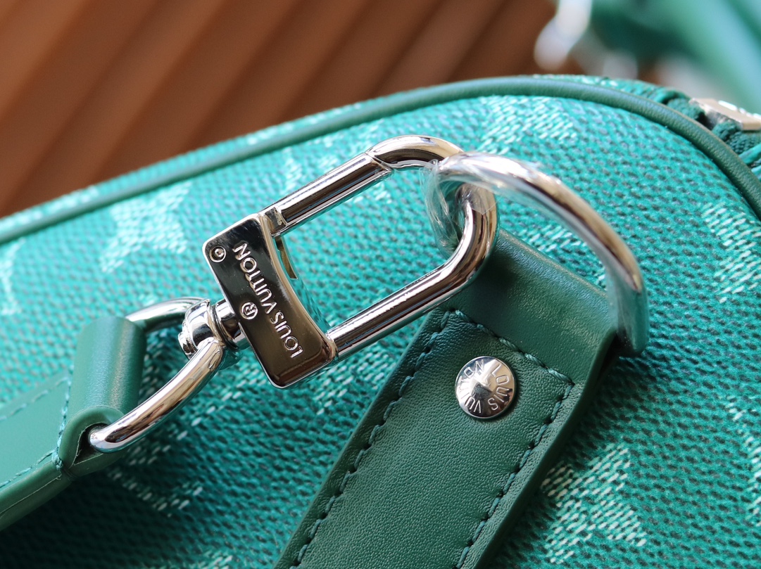 [TOP] Louis Vuitton LV 2025 Early Spring Keepall 50 Travel Bag 50 X 29 X 23 cm-Green