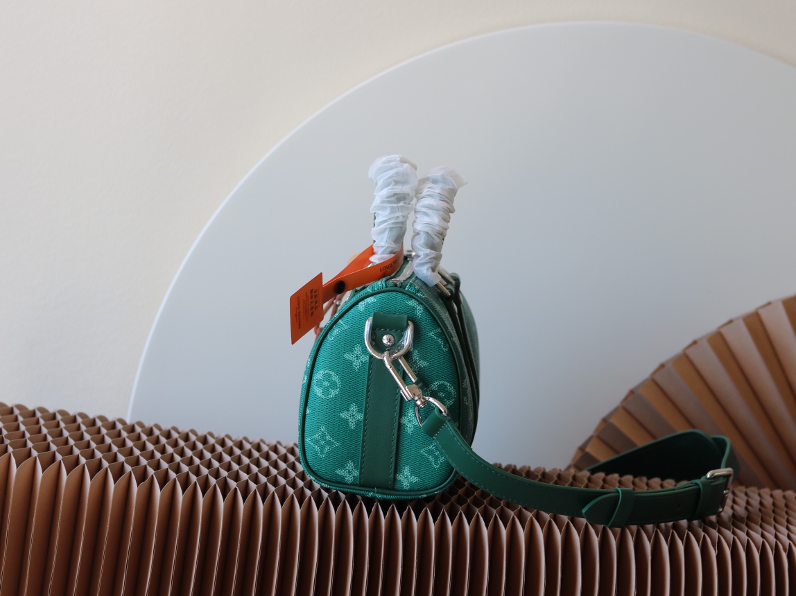 [TOP] Louis Vuitton LV  Keepall 25 Bag 25✘15✘11 cm-Green