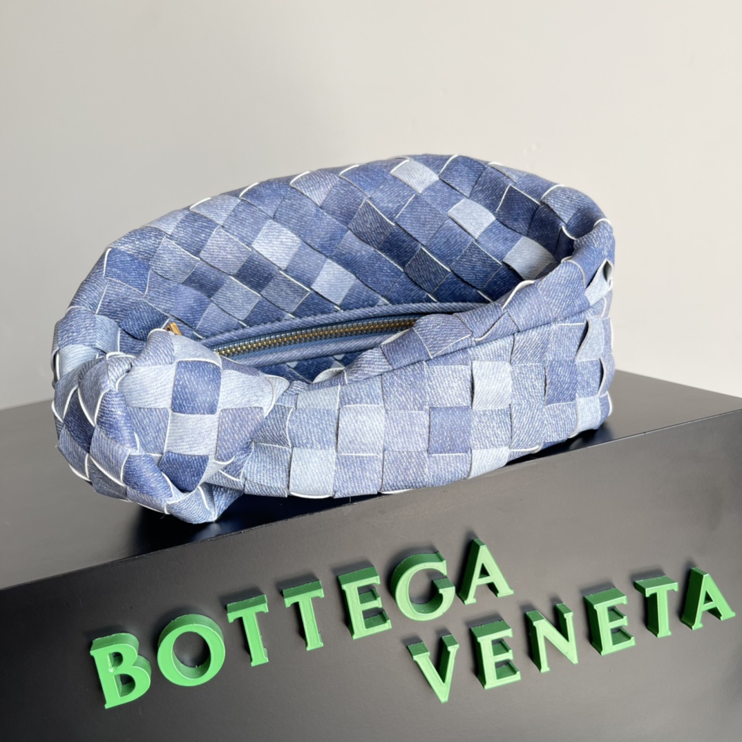 [TOP] Bottega Veneta BV Jodie Bag Teen 23*15*5cm - DenimBlue