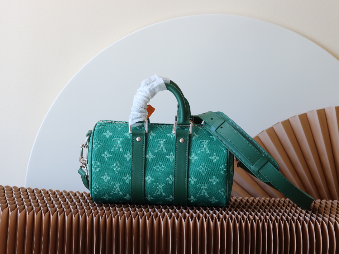 [TOP] Louis Vuitton LV  Keepall 25 Bag 25✘15✘11 cm-Green