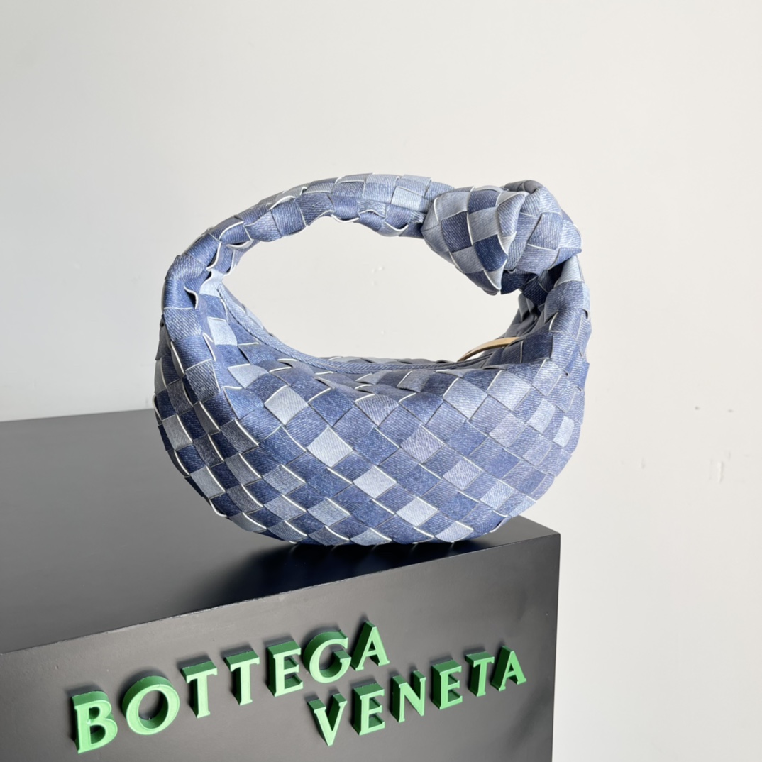 [TOP] Bottega Veneta BV Jodie Bag Teen 23*15*5cm - DenimBlue