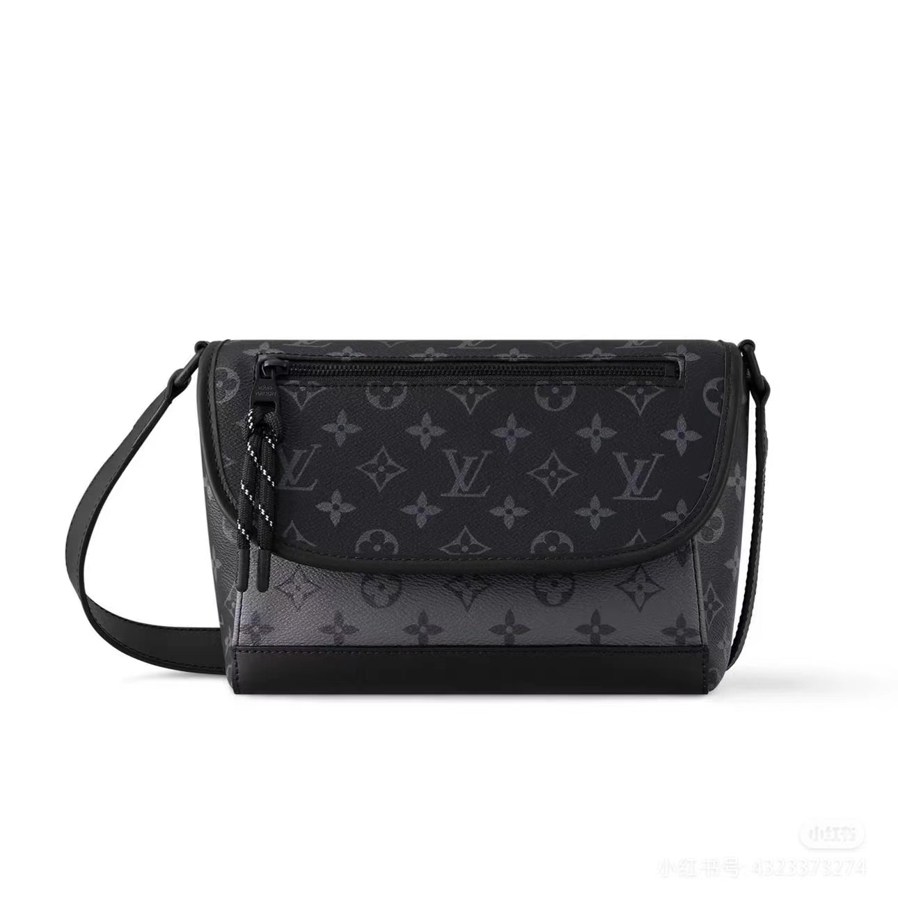 [TOP] Louis Vuitton LV Pulse Messenger Monogram Bag 17 x 11 x 26.6cm - Black