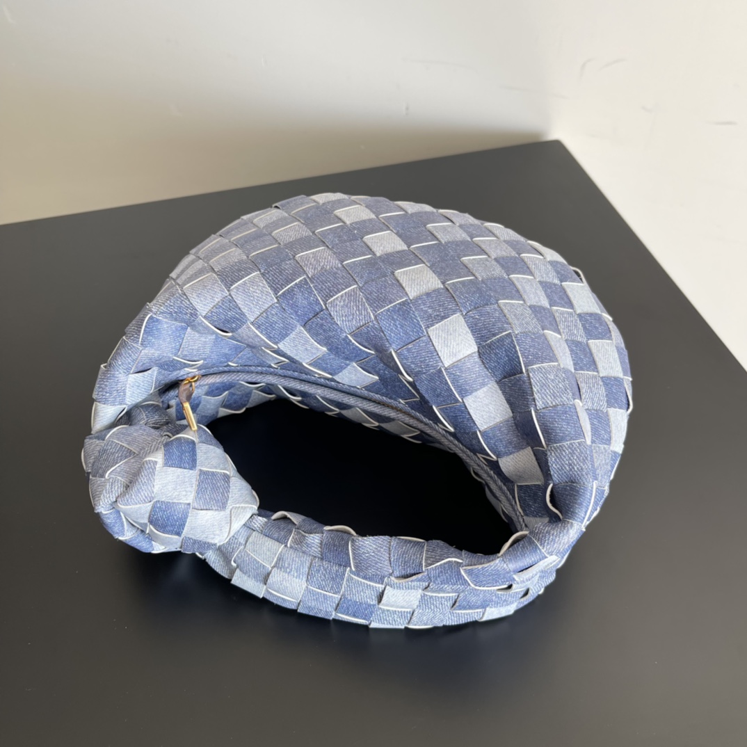 [TOP] Bottega Veneta BV Jodie Bag Teen 23*15*5cm - DenimBlue