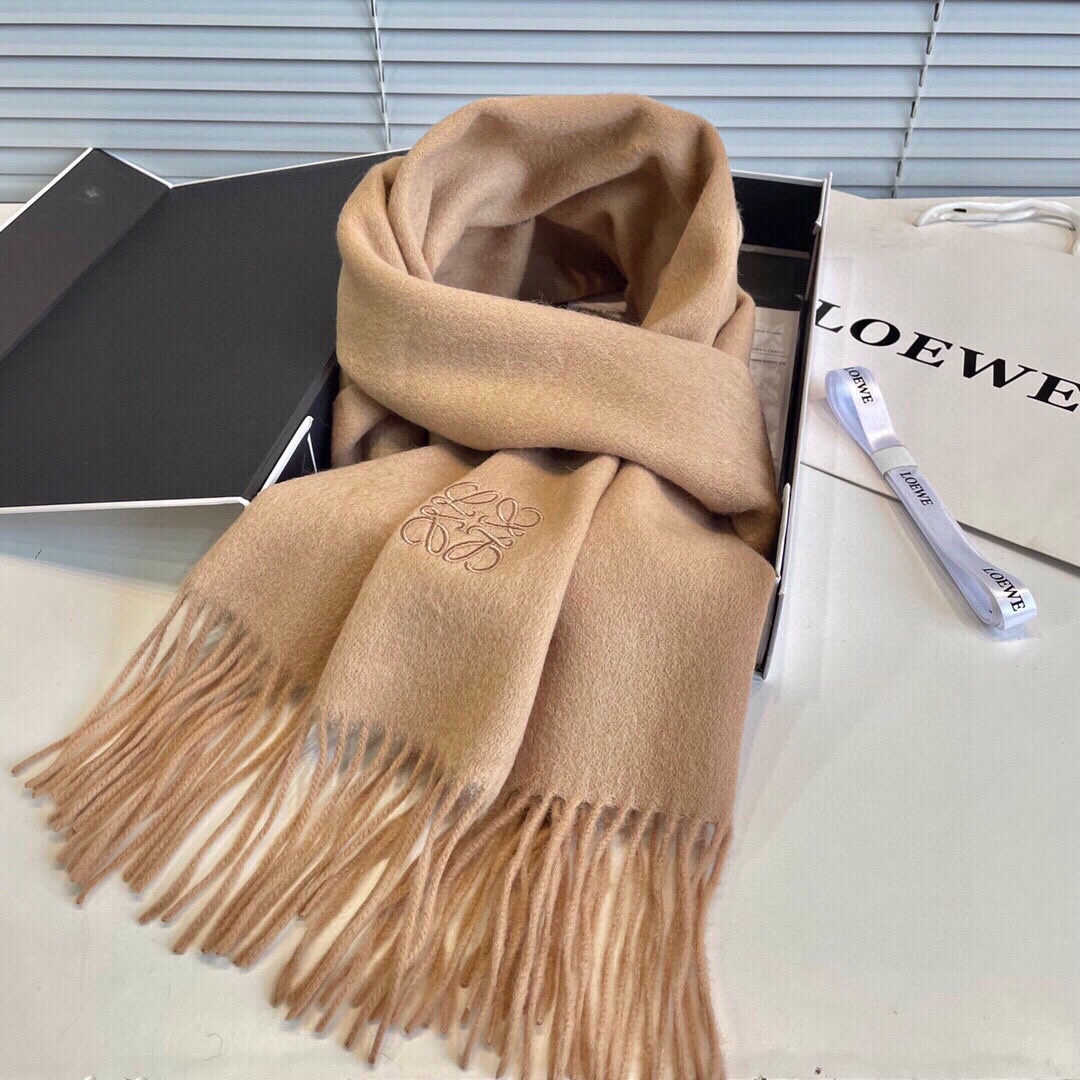 [TOP] LOEWE Wool Scarf 32x190cm - 3 Color