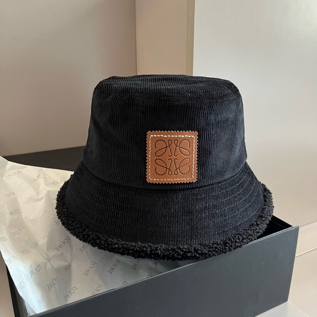 [TOP] LOEWE Corduroy Bucket Hat - 3 Color