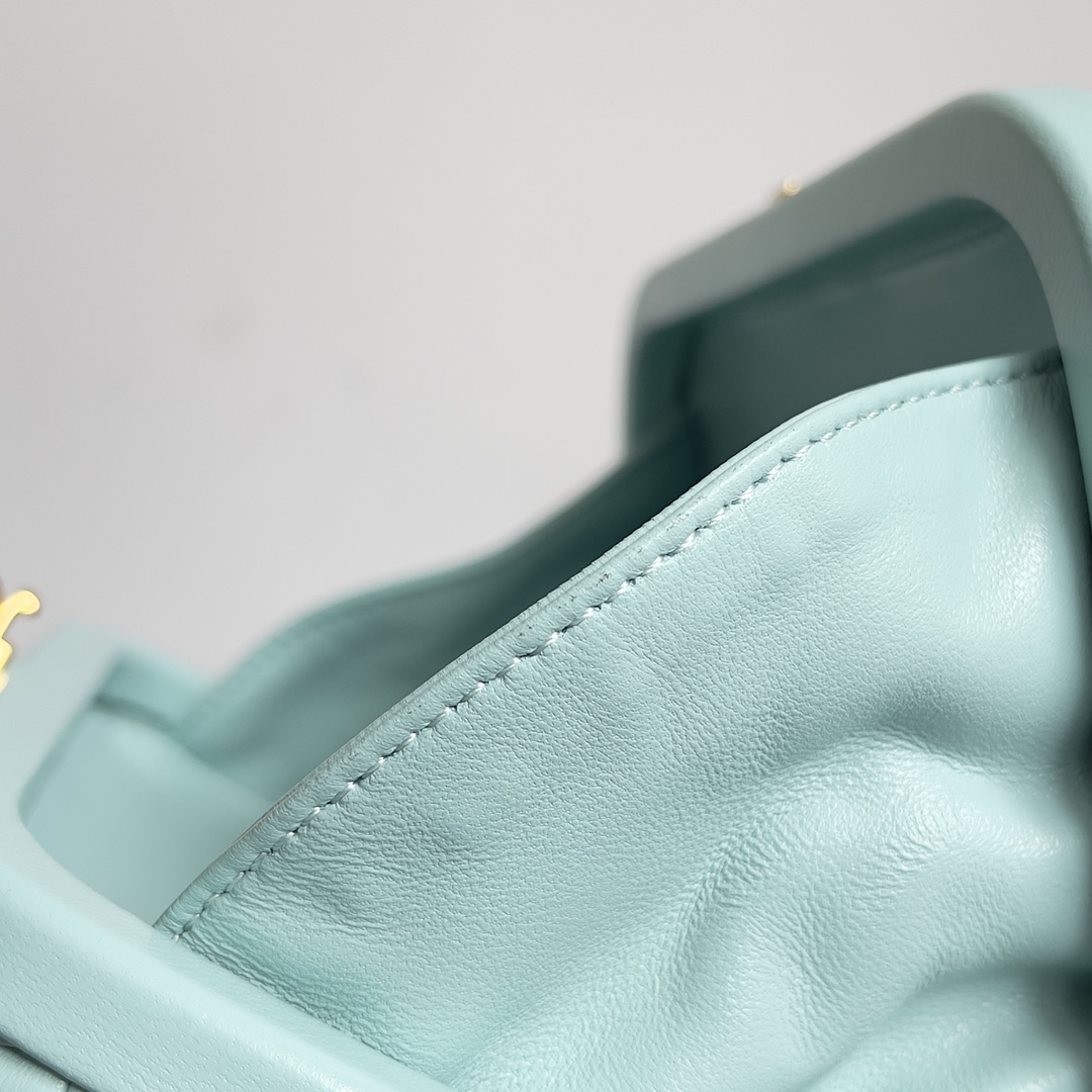 [TOP] Bottega Veneta BV Knot Weave Bag 20.5x6x12.5 cm - Mint Green