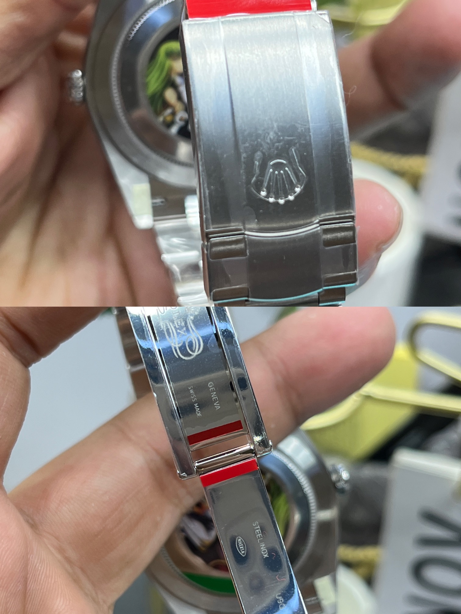 [TOP] ROLEX Oyster Perpetual W36mm Stainless Steel Turquise Blue/Celebration motif Dial Watch - Sliver