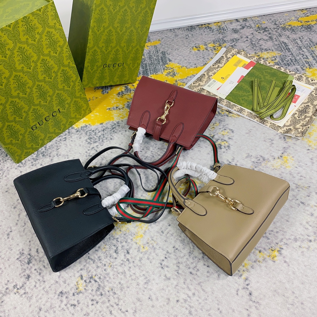 [TOP] GUCCI Top Handle Tote Bag 24 X 17.5 X 8.5 cm  -3 Colors