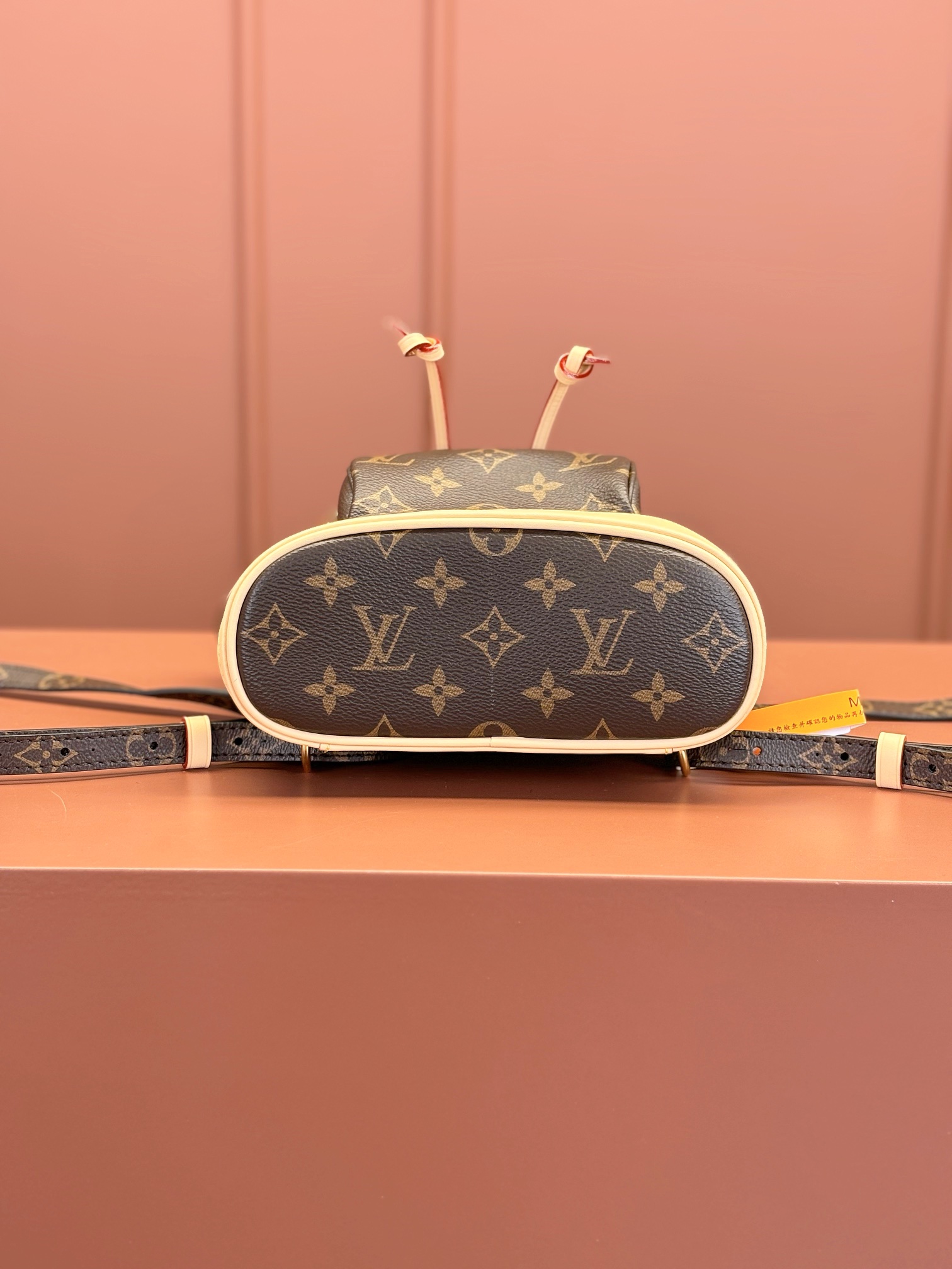 [TOP] Louis Vuitton LV Montsouris Backpack 28x30x18cm/24x25x12cm-Brown