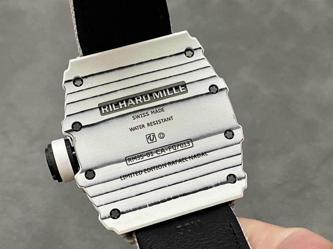 [TOP] Richard Mille Men's 35-01 RAFAEL NADAL Watch -White