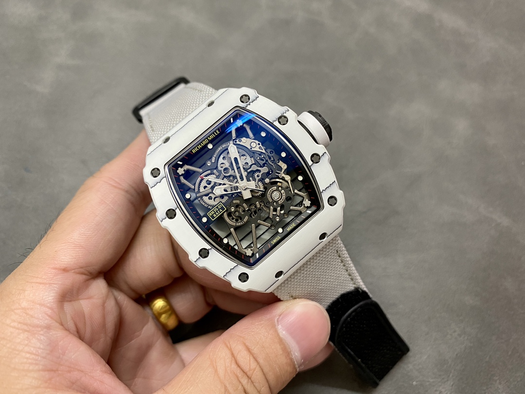 [TOP] Richard Mille Men's 35-01 RAFAEL NADAL Watch -White