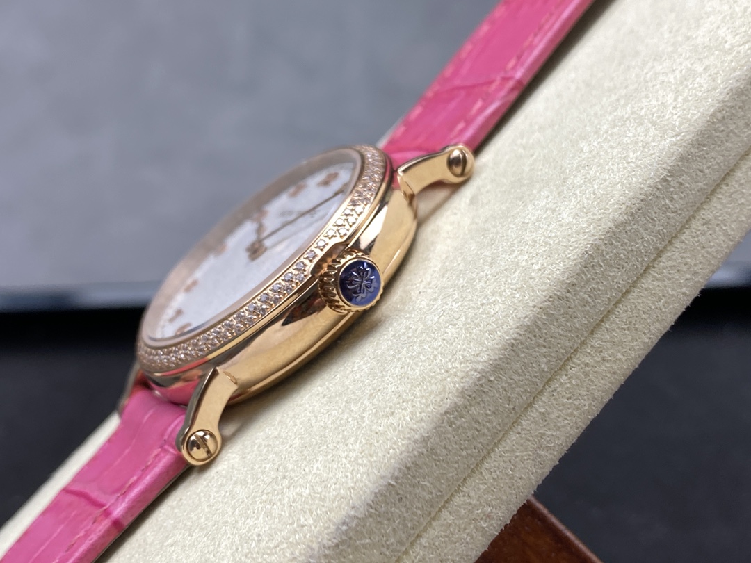 [TOP] Patek Philippe 7200R-001 Watch 34.6mm-Rose Pink