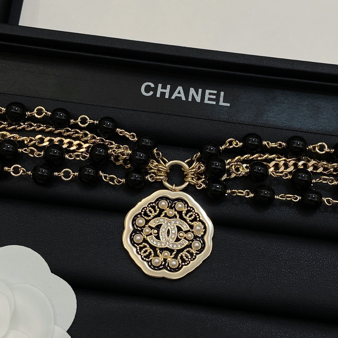 [TOP] CHANEL Bracelet - Black&Gold