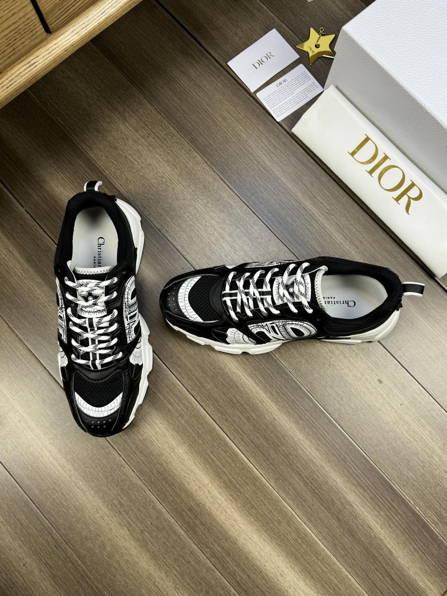 [TOP] Christian Dior Men's Shoes -Black