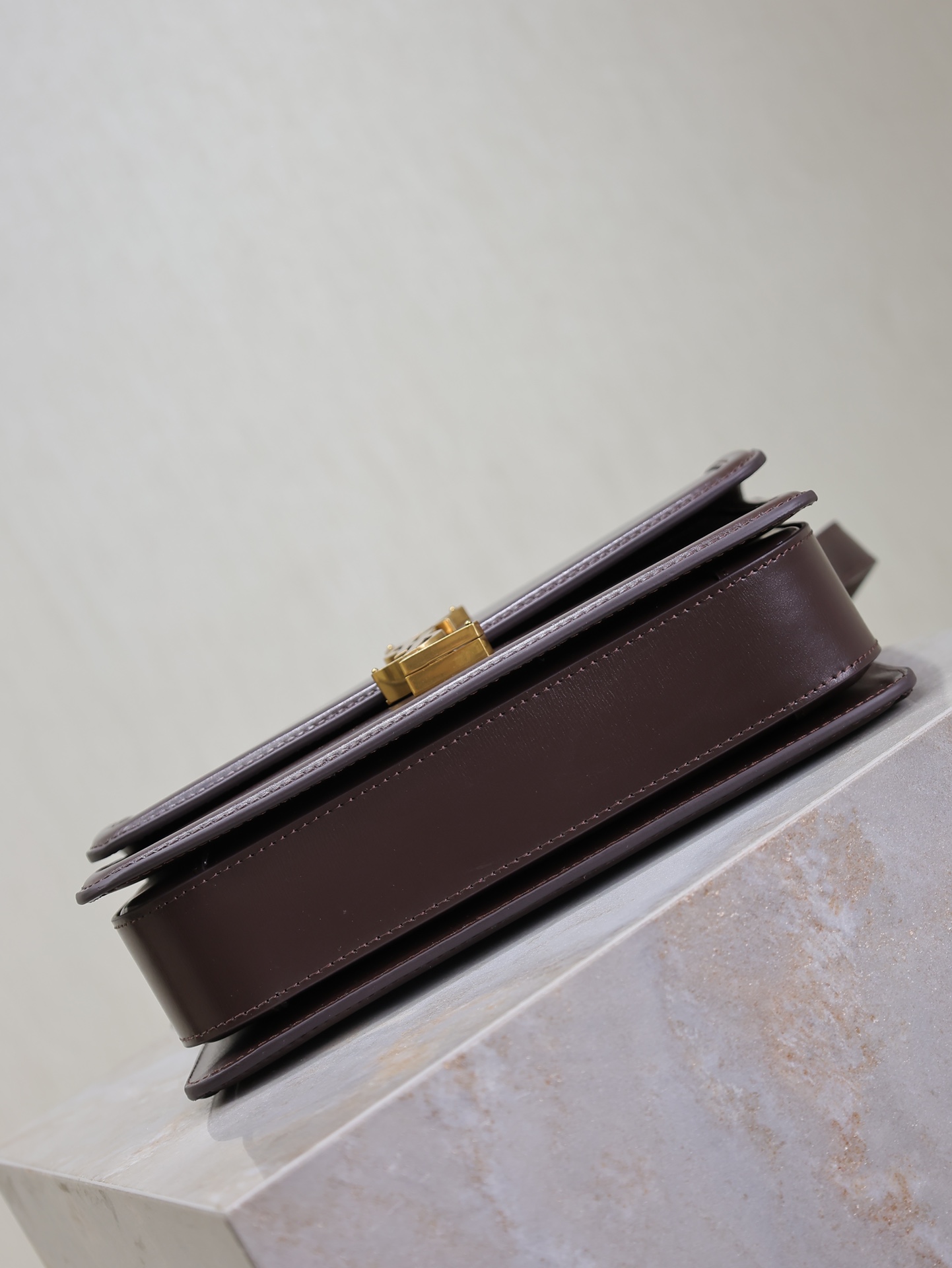 [TOP] Yves Saint Laurent YSL Cowhide Solferino Bag 23x16x6cm - Brown