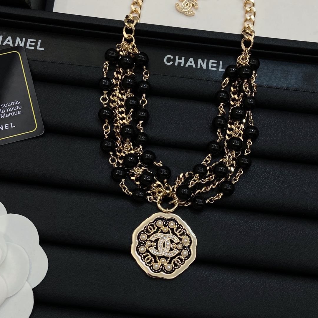 [TOP] CHANEL Bracelet - Black&Gold