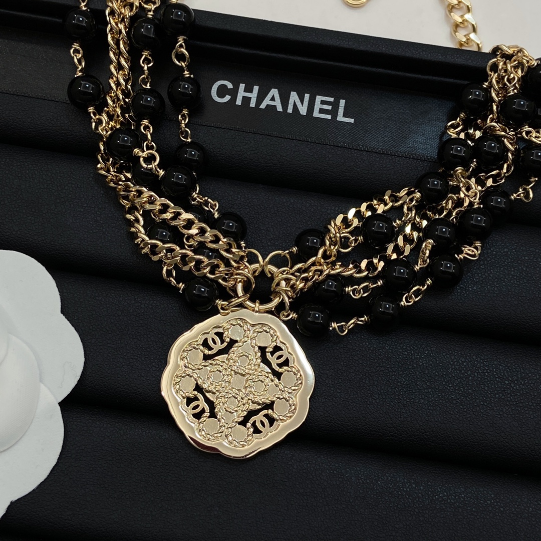 [TOP] CHANEL Bracelet - Black&Gold