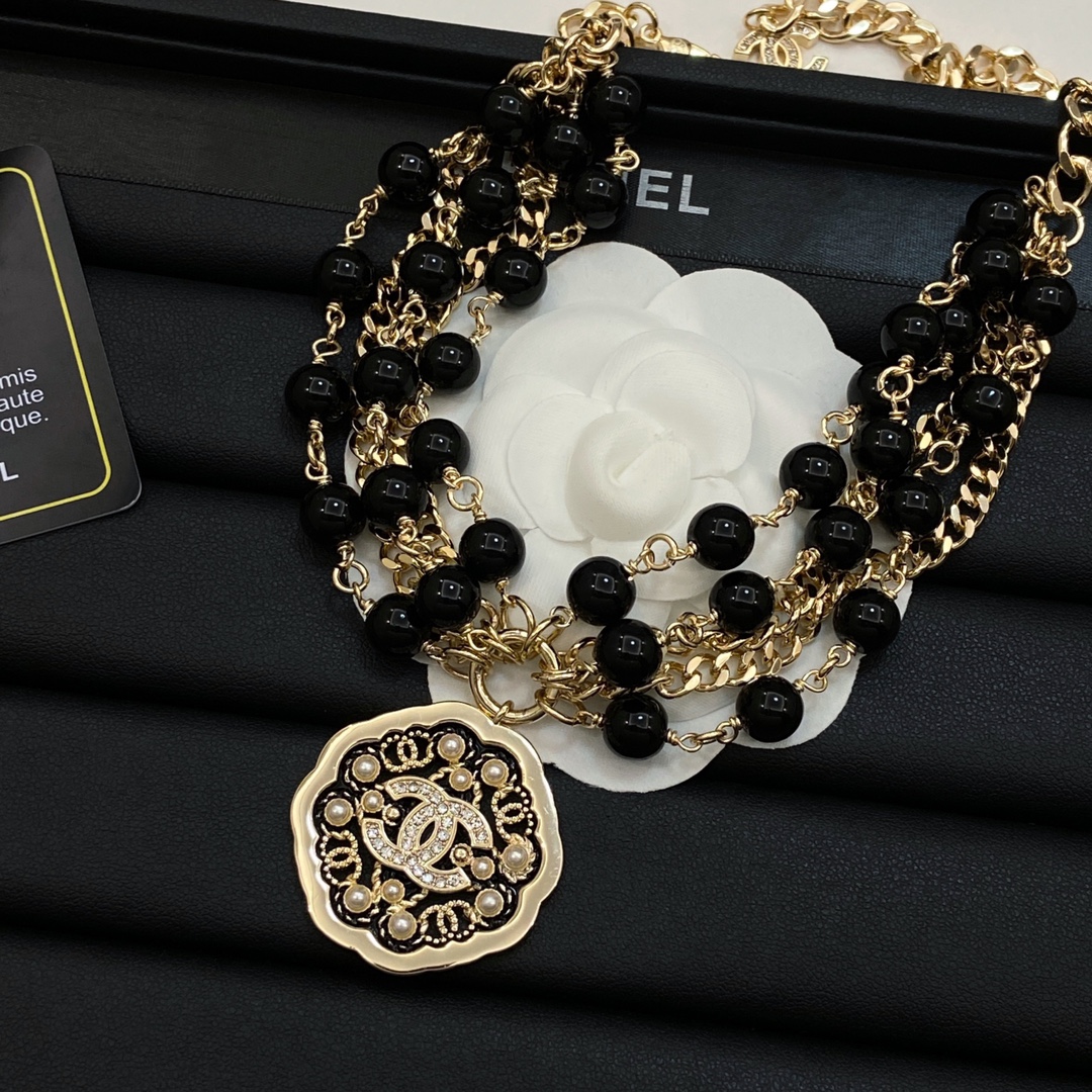 [TOP] CHANEL Bracelet - Black&Gold
