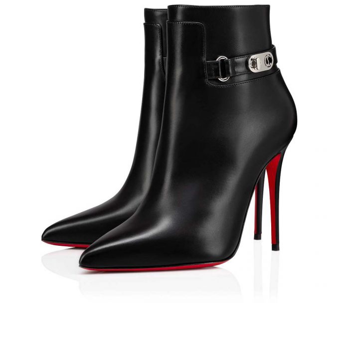 [TOP] Christian Louboutin Lock So Kate Booty Short Boots - Black
