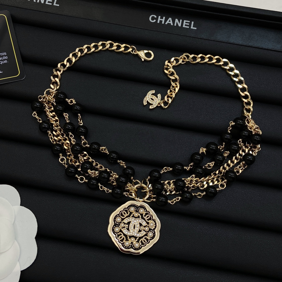[TOP] CHANEL Bracelet - Black&Gold