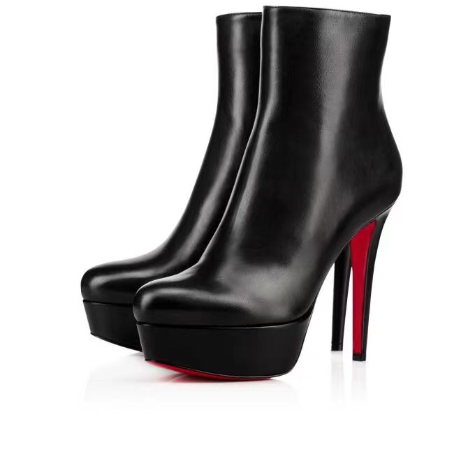 [TOP] Christian Louboutin Bianca Short Boots - Black
