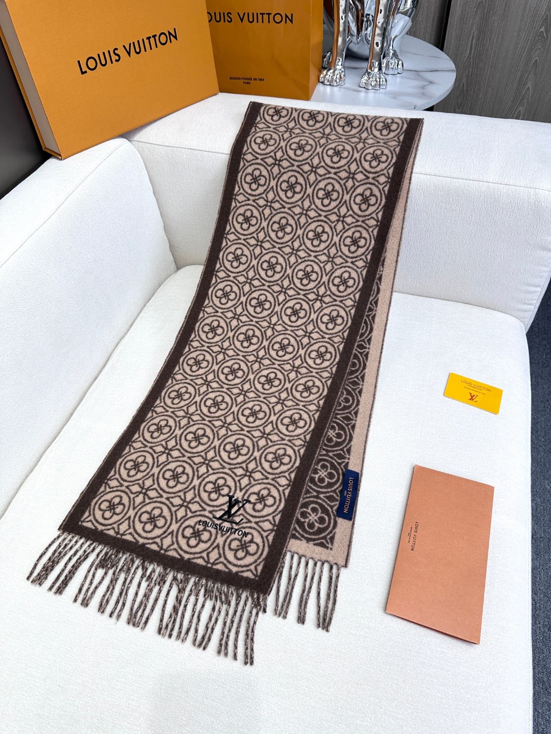 [TOP] Louis Vuitton LV Wool Scarf 35x200cm - 3 Color