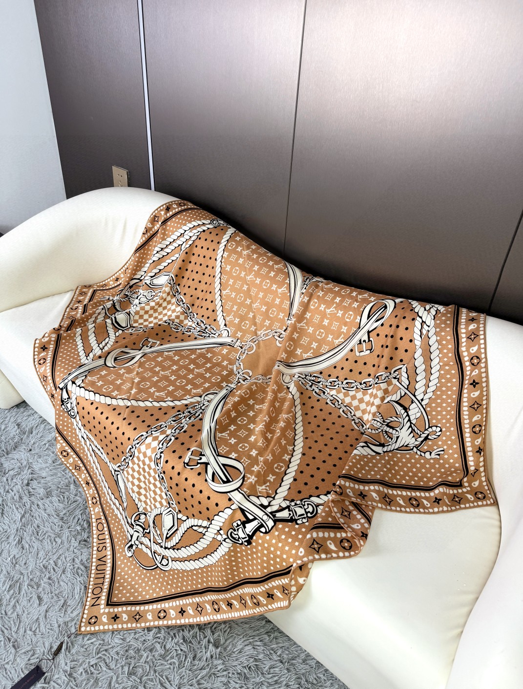 [TOP] Louis Vuitton LV Sailor Bandana Square Scarf 140x140cm - 3 Color