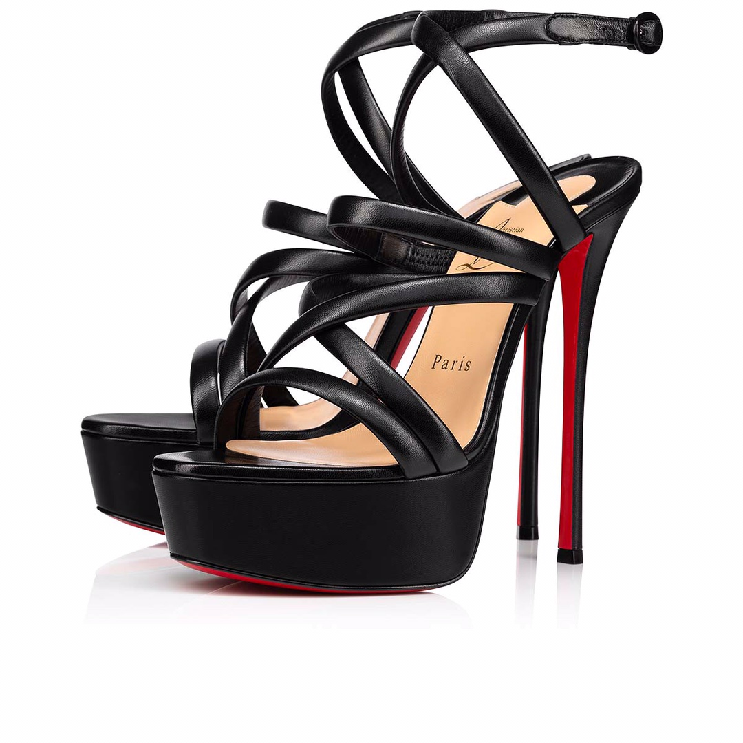 [TOP] Christian Louboutin 15cm High Heel Sandals - 2 Color