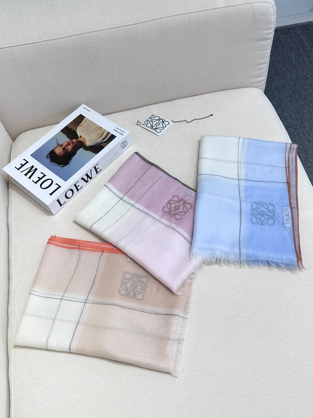 [TOP] LOEWE Wool Scarf 90x200cm - 3 Color