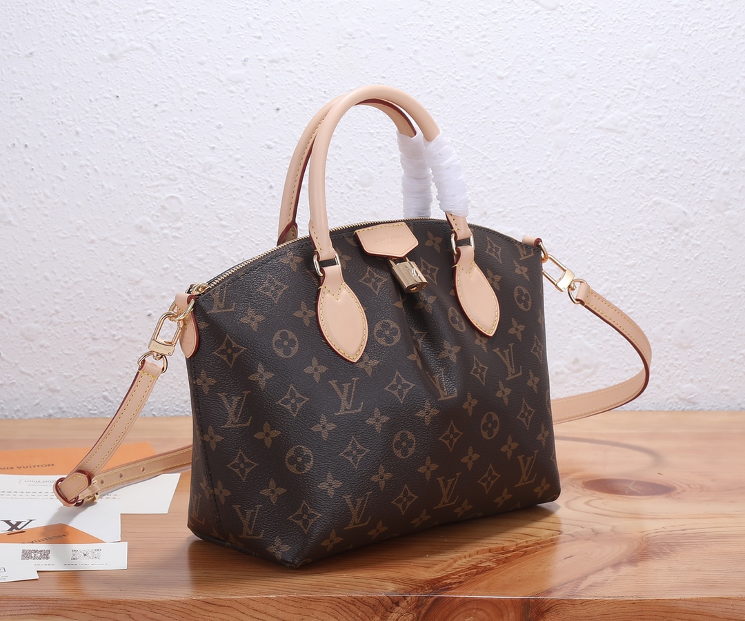 [TOP] Louis Vuitton LV Boetie NM PM Monogram Bag 25 x 23 x 14cm - Brown