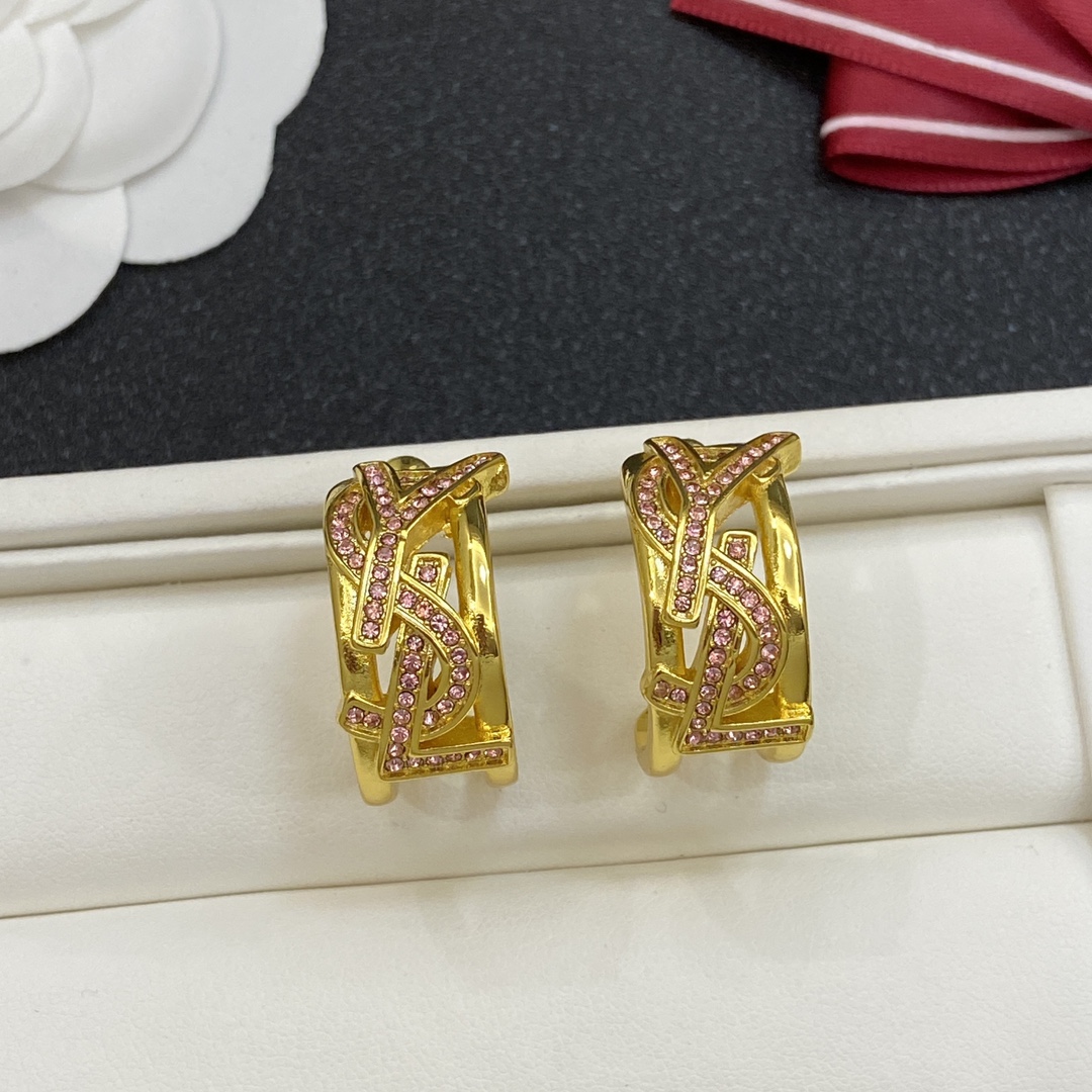 [TOP] Yves Saint Laurent YSL Earrings - 4 Color