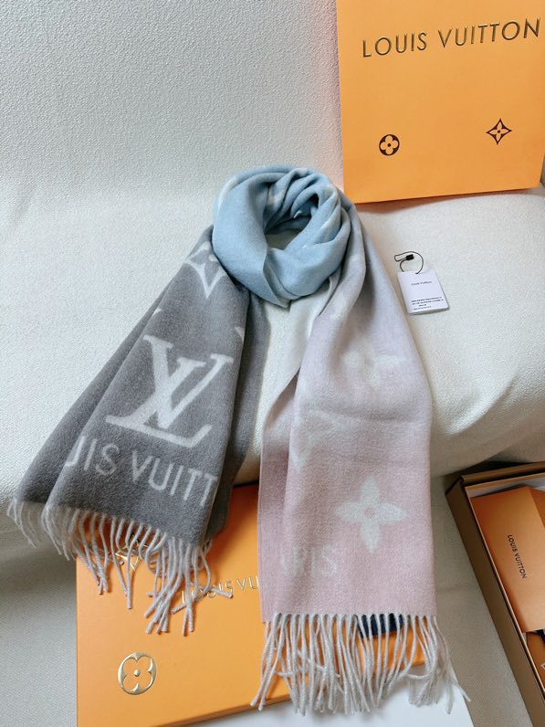 [TOP] Louis Vuitton LV Reykjavik Scarf 45x170cm - 6 Color