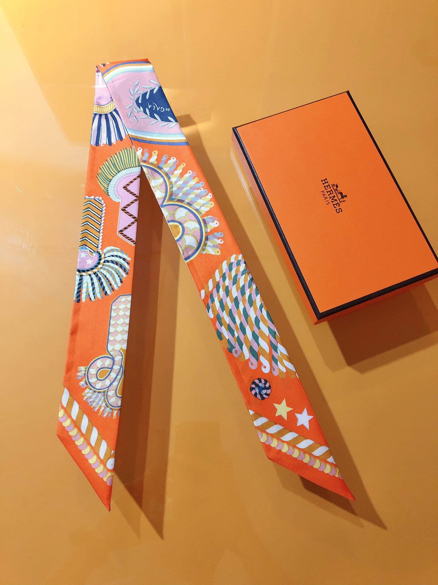 [TOP] HERMES Epaulettes de Gala Twilly scarf 5x86cm - 4 Color - 711 Luxury