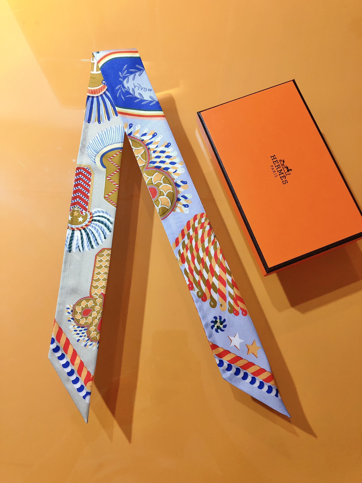 [TOP] HERMES Epaulettes de Gala Twilly scarf 5x86cm - 4 Color - 711 Luxury