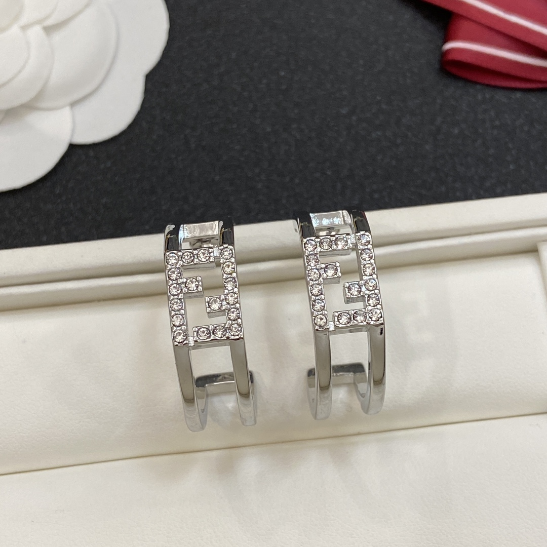 [TOP] FENDI FF Earrings - 2 Colors