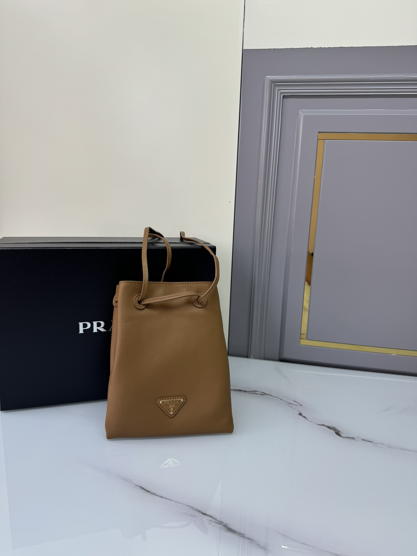 [TOP] PRADA Mini Diagonal Bag 17*20cm - 2 Colour