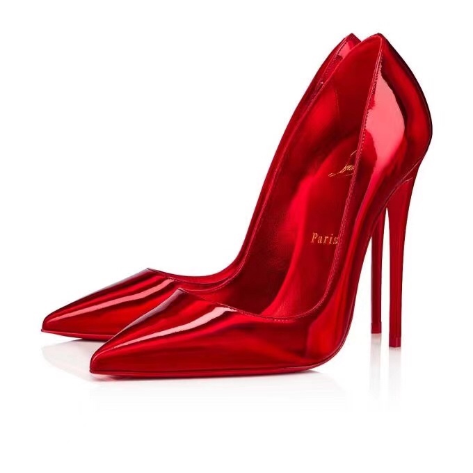[TOP] Christian Louboutin So Kate Mirror Surface High Heel Pumps - 2 Color
