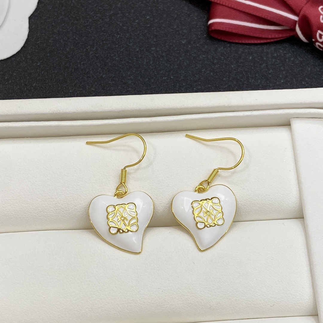 [TOP] LOEWE LOGO Earrings - 4 Colour