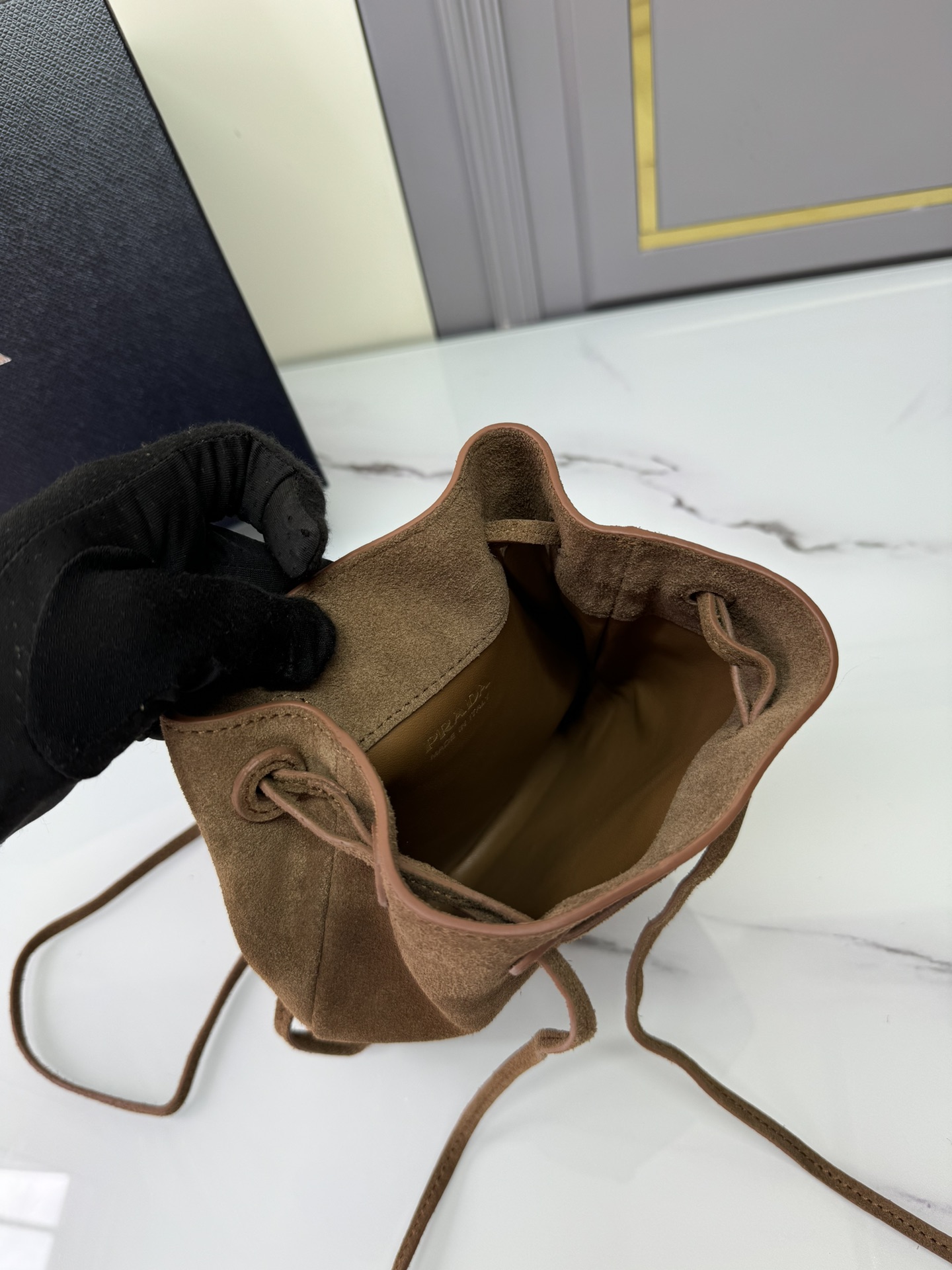 [TOP] PRADA Mini Diagonal Bag 17*20cm - 2 Colour