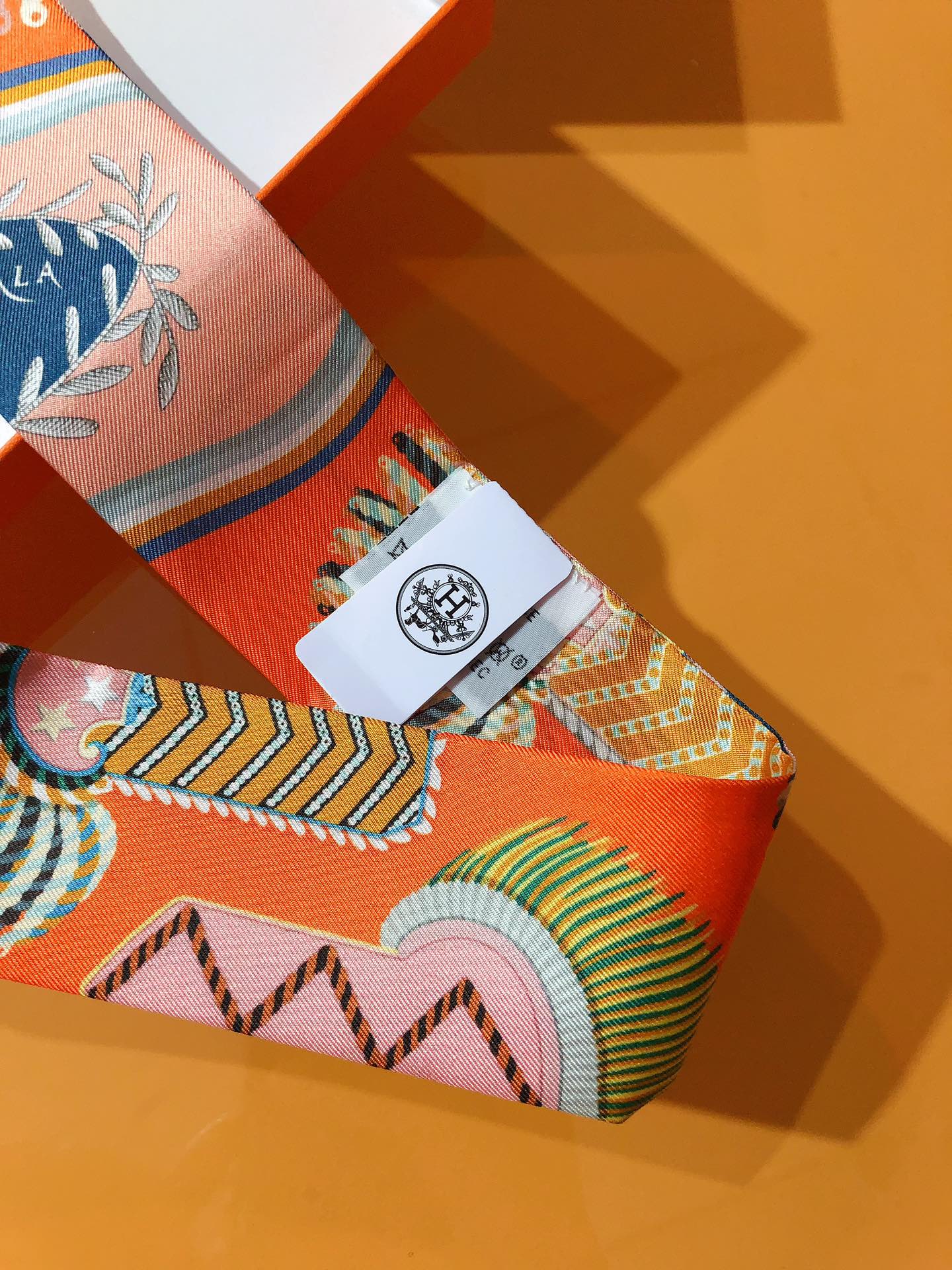 [TOP] HERMES Epaulettes de Gala Twilly scarf 5x86cm - 4 Color - 711 Luxury