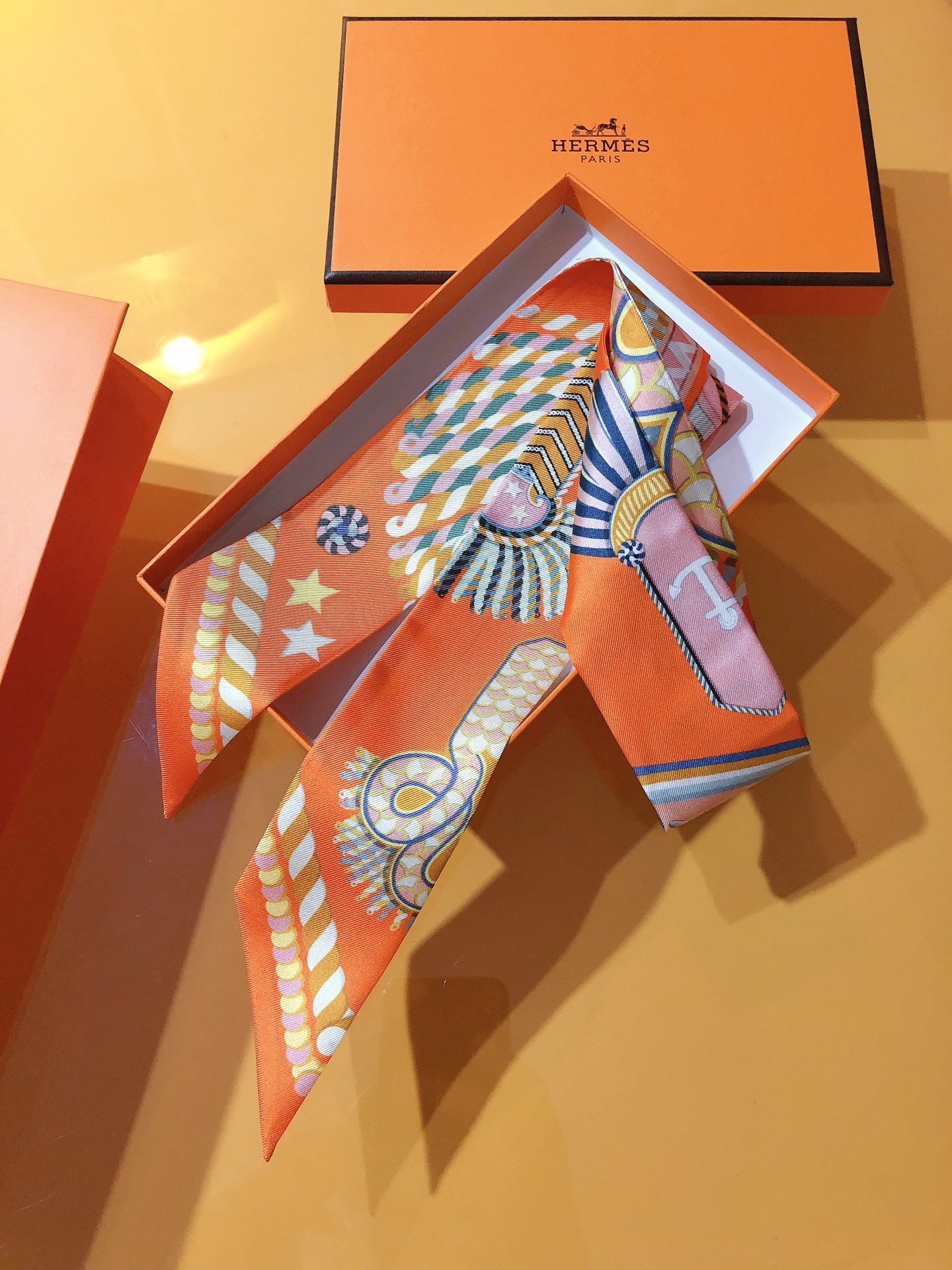 [TOP] HERMES Epaulettes de Gala Twilly scarf 5x86cm - 4 Color - 711 Luxury