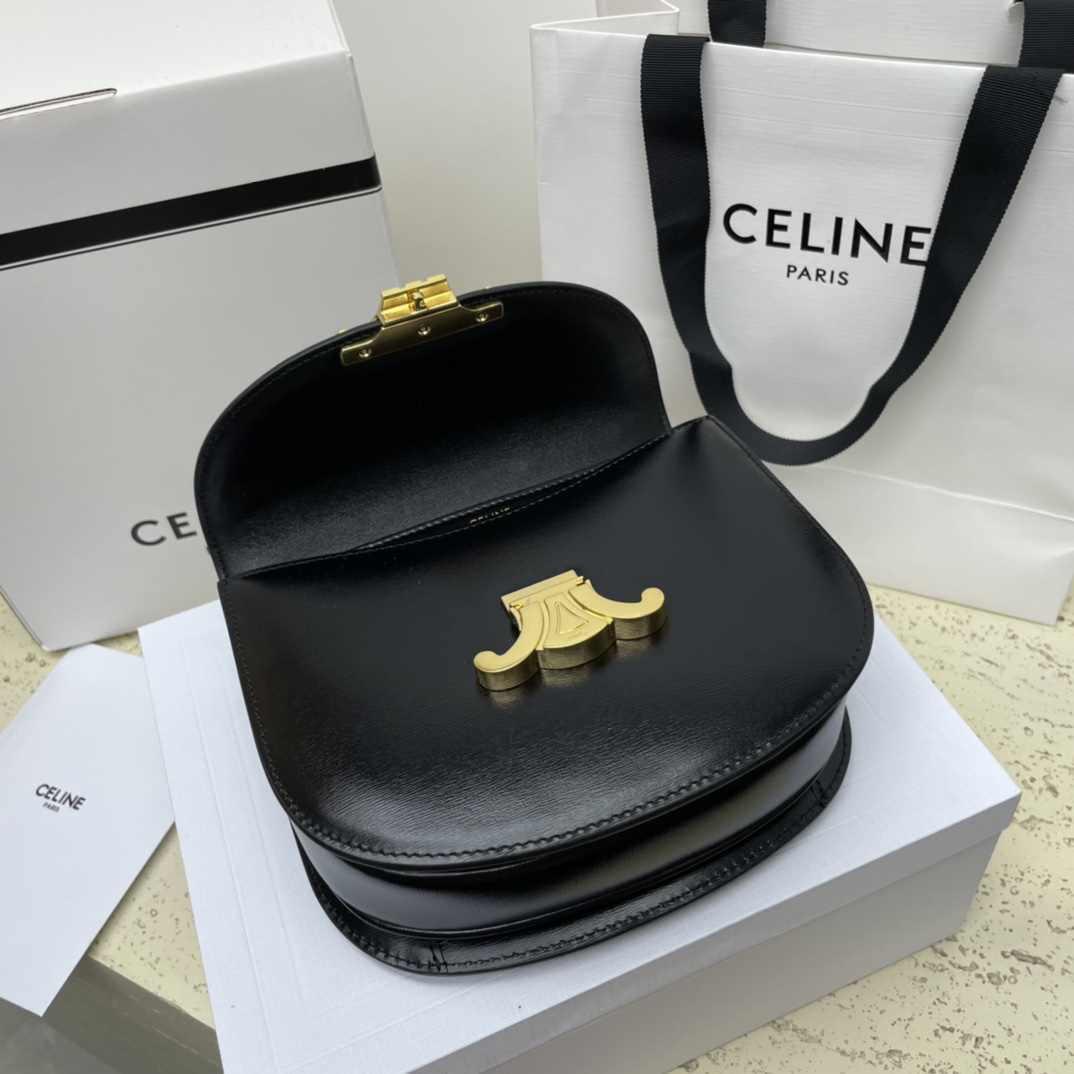 [TOP] CELINE Besace Triomphe Bag 19*15*6cm - GHW - 5 Colour