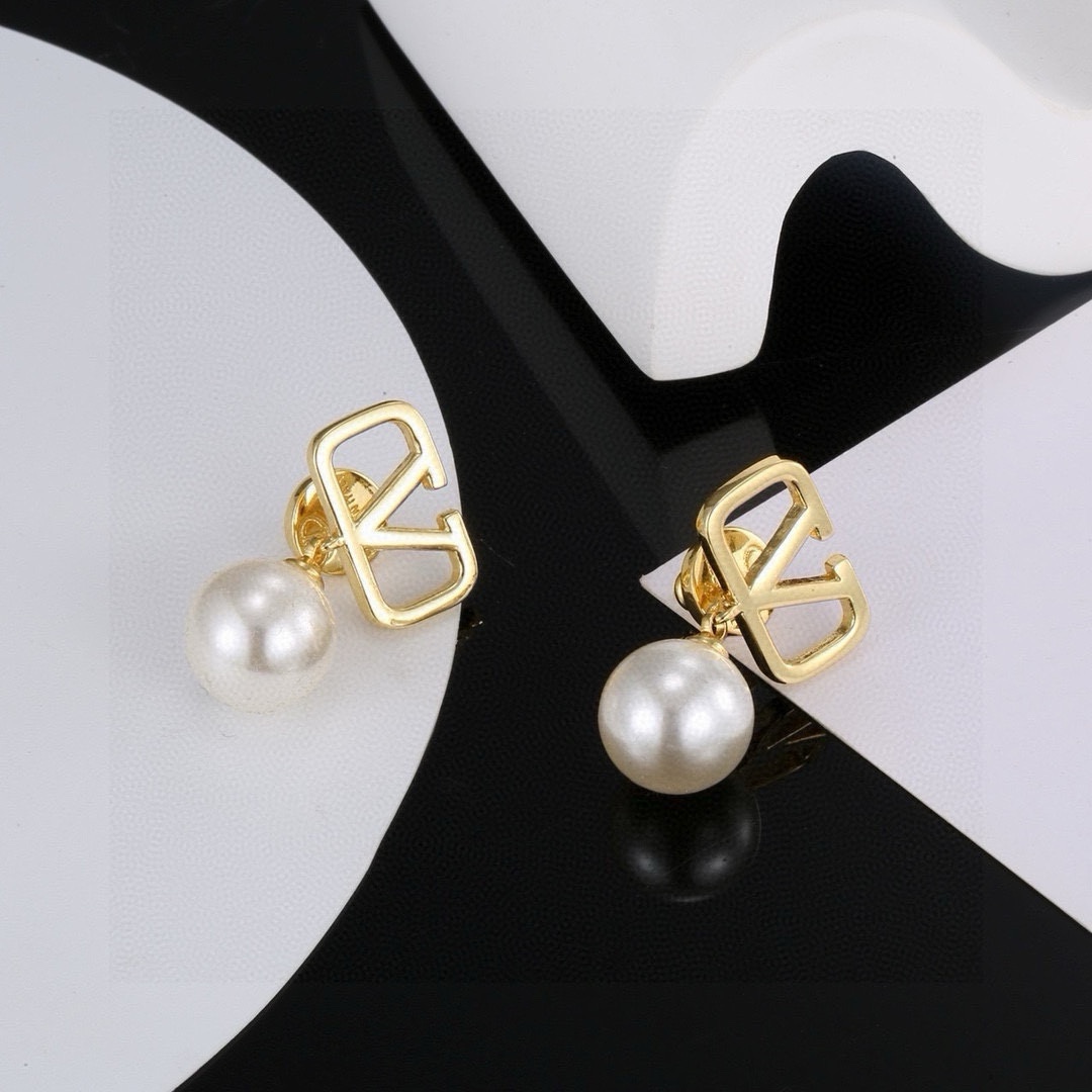[TOP] VALENTINO Earrings - Gold - 711 Luxury