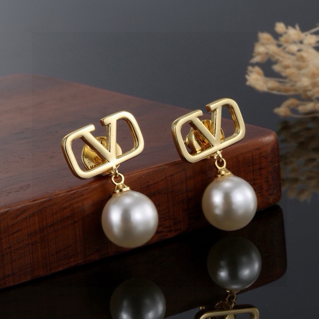 [TOP] VALENTINO Earrings - Gold - 711 Luxury
