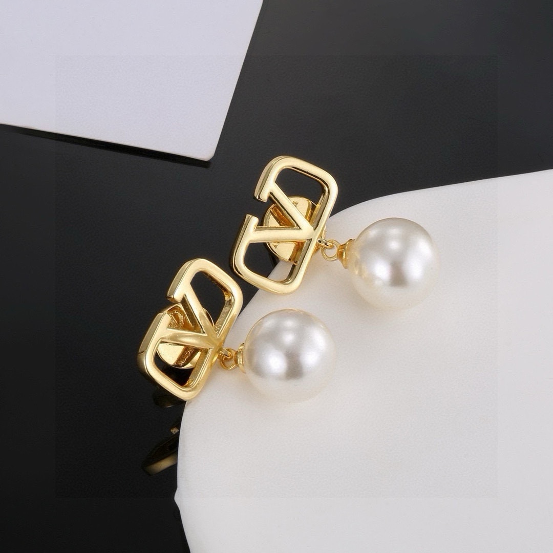 [TOP] VALENTINO Earrings - Gold - 711 Luxury